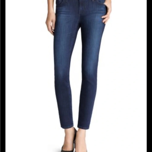 AG. Low Rise Ankle Legging Skinny Jeans in dark blue 27 reg - Picture 3 of 5
